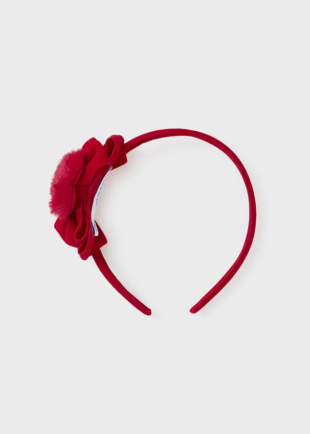 10546- Headband for baby girl - Red