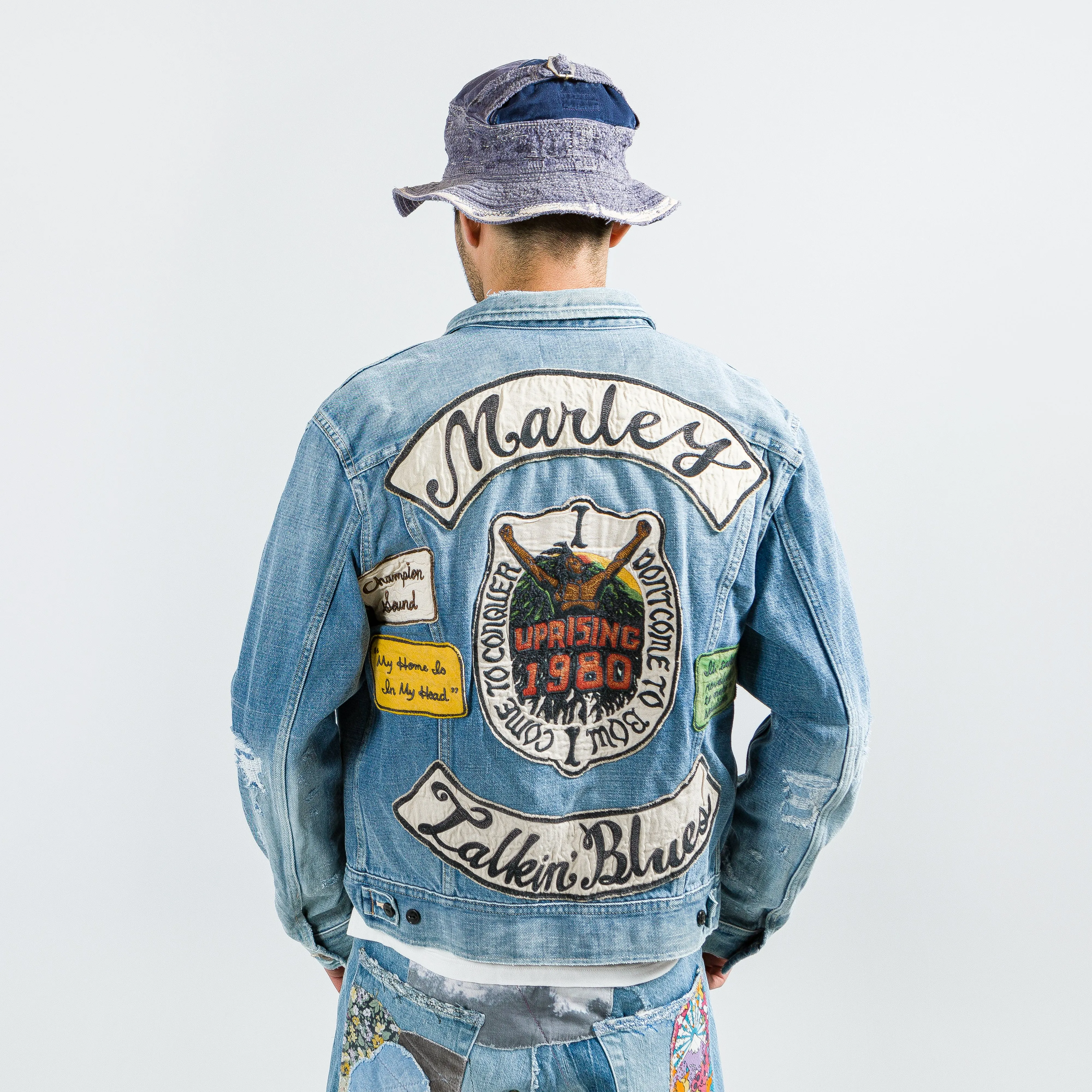 14oz Denim MARLEY UPRISING Jacket - Light