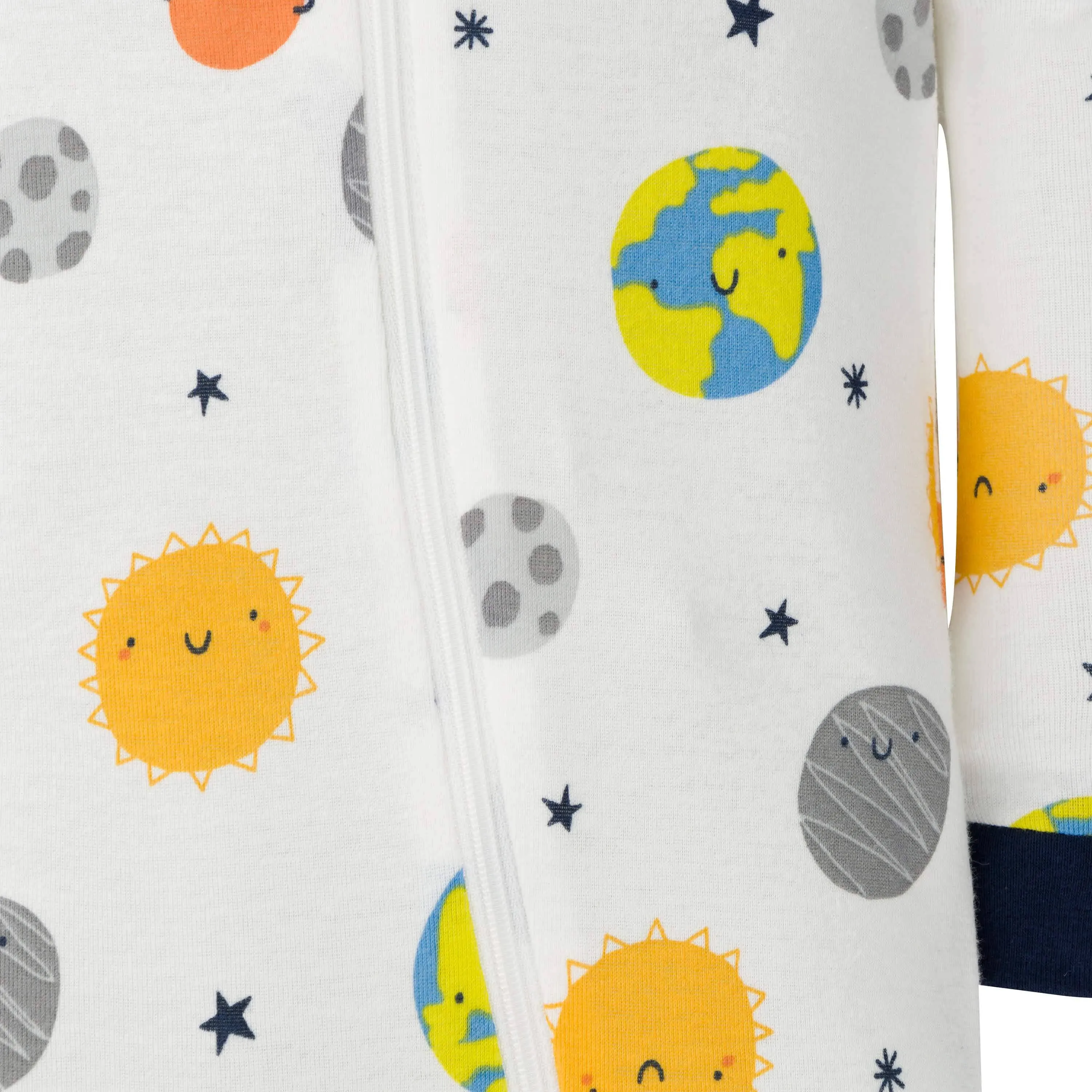 2-Pack Baby & Toddler Boys Earth Snug Fit Footed Cotton Pajamas