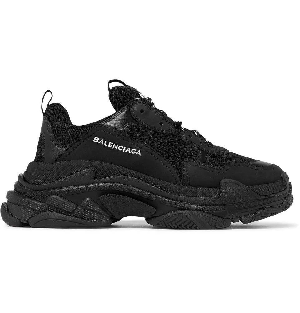 Balenciaga Triple S Sold Out Speed Runner Trainer Arena Triple Black