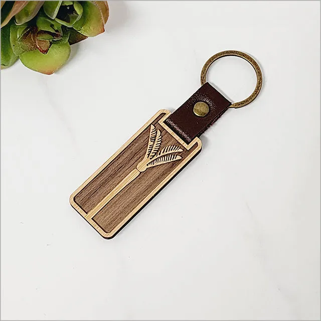 Bamboo Keyring