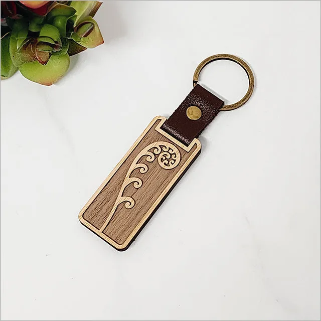 Bamboo Keyring