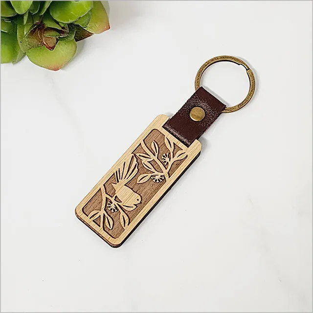 Bamboo Keyring