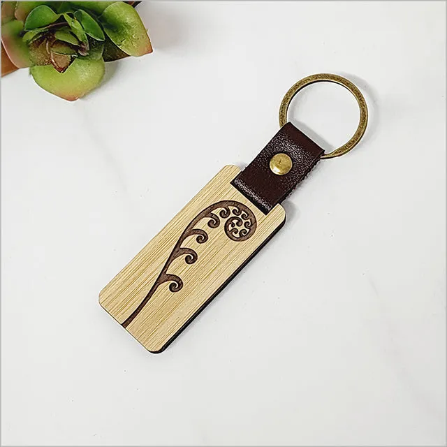 Bamboo Keyring