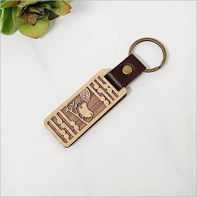 Bamboo Keyring