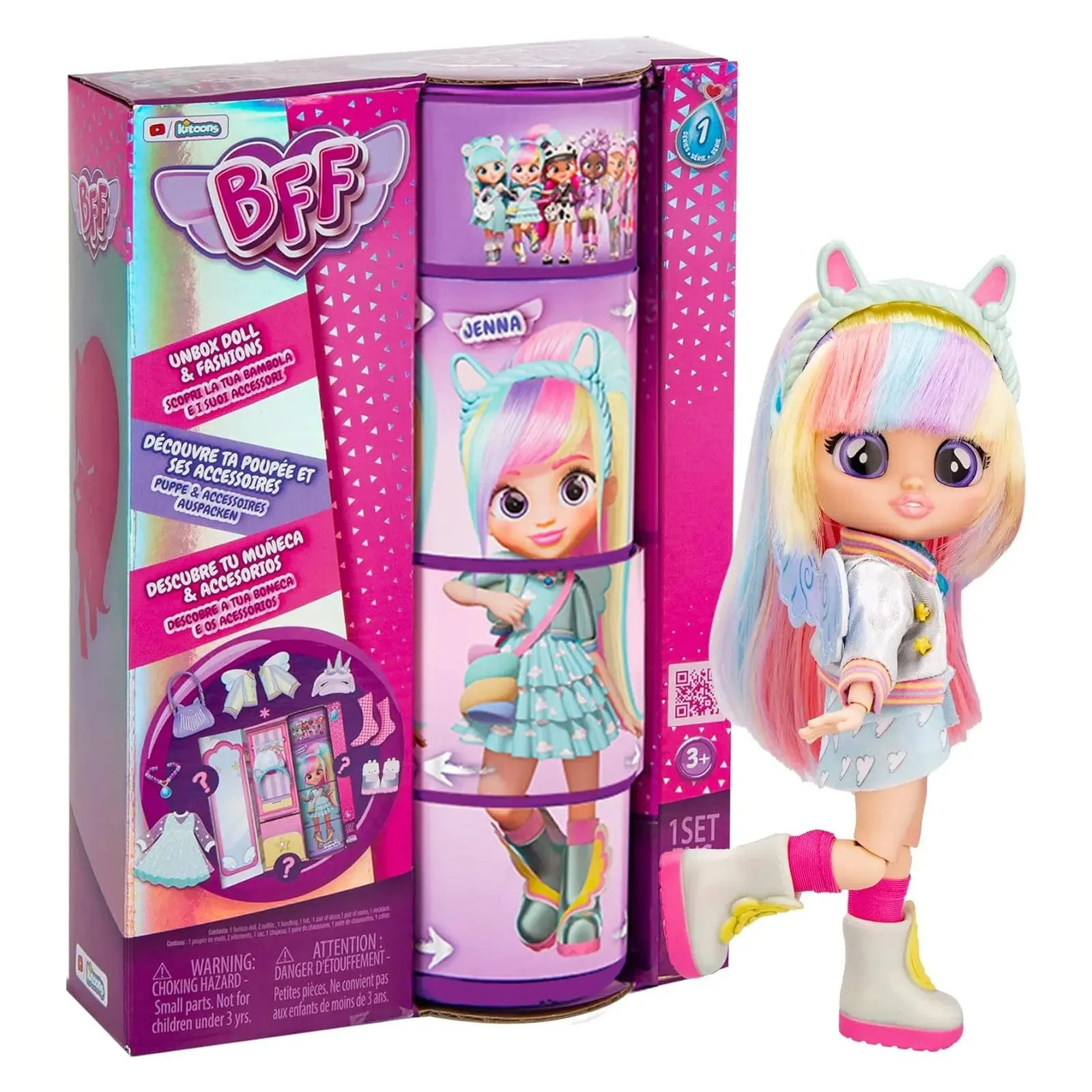 BFF Fashion Doll Series 1 Collectible Figure with Accessories 20cm