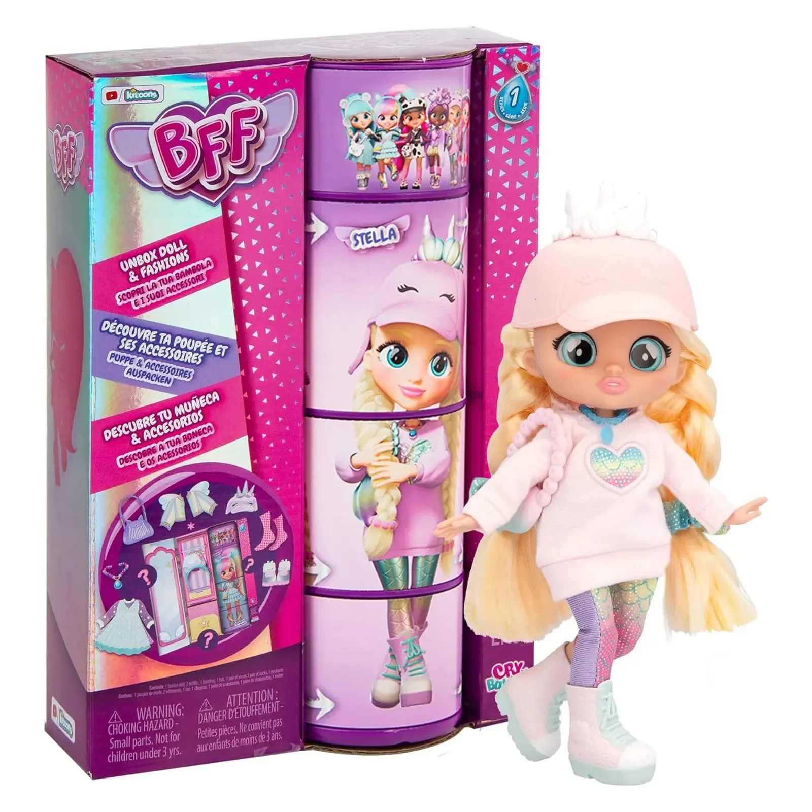 BFF Fashion Doll Series 1 Collectible Figure with Accessories 20cm