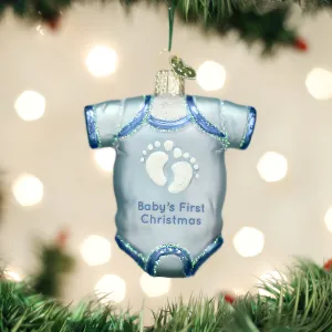 Blue Baby Onesie Ornament