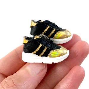 Blythe doll trainers Black Gold sports shoes