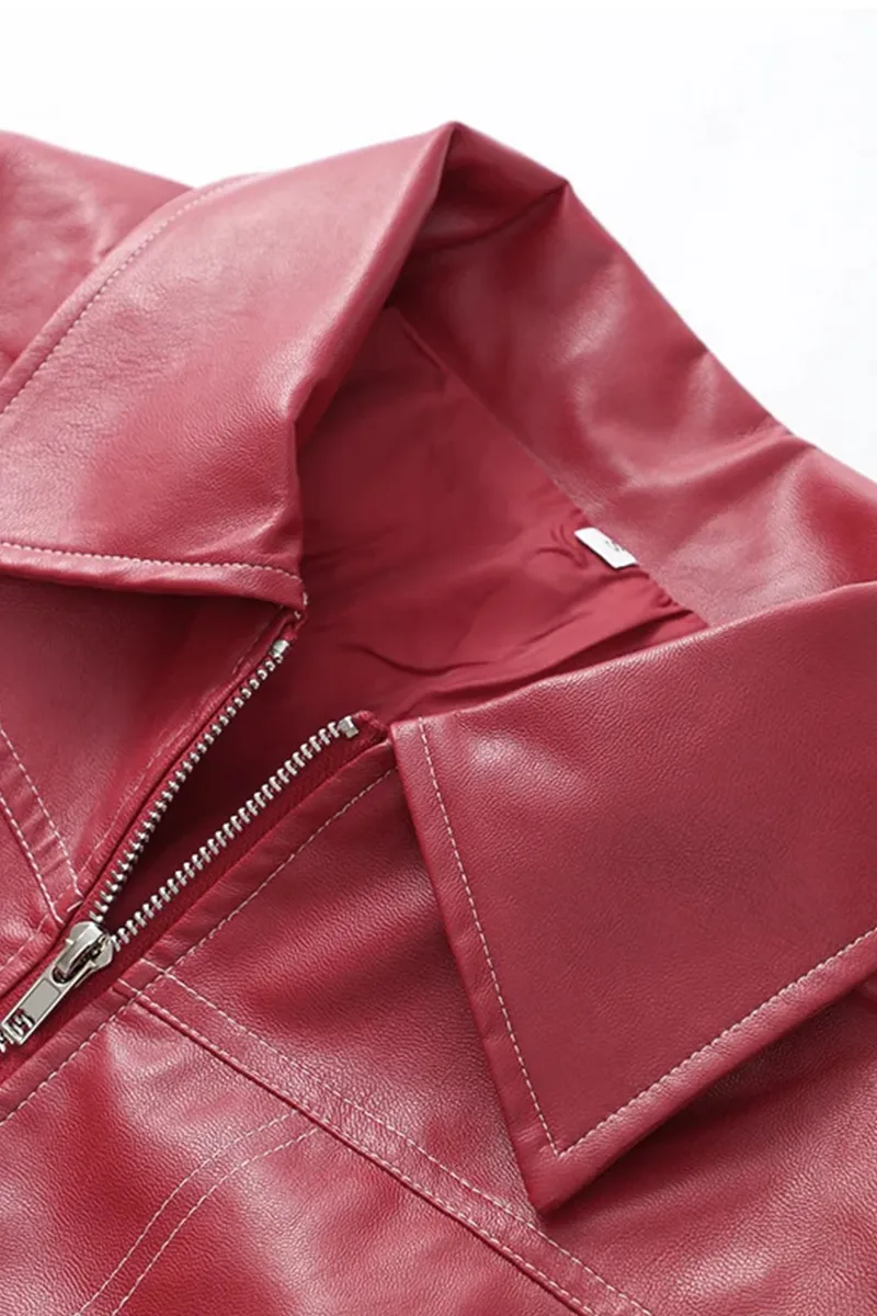 Casual Street Patchwork Zipper Turndown Collar Outerwear