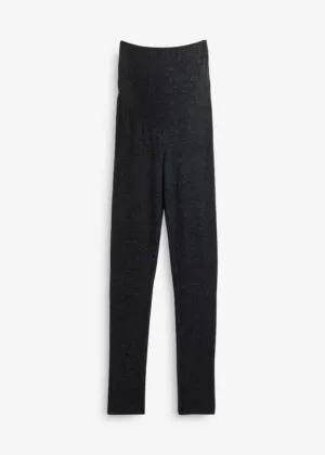 Cozy maternity leggings Bpc Bonprix Collection, black