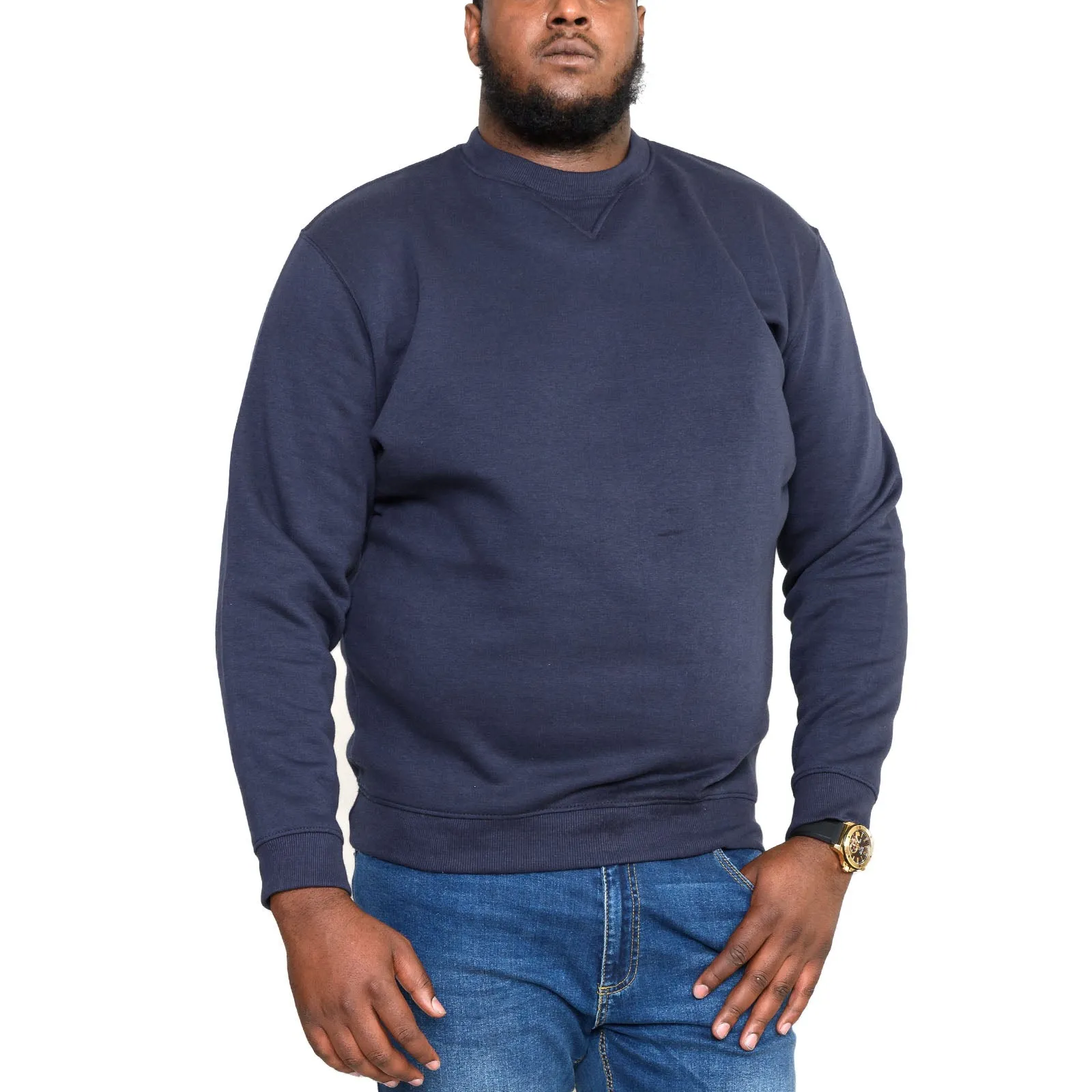 D555 Rockford Mens Big & Tall Crew Neck Sweatshirt