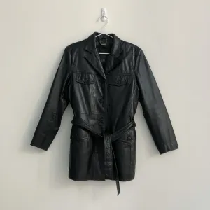 Danier Longline Leather Jacket