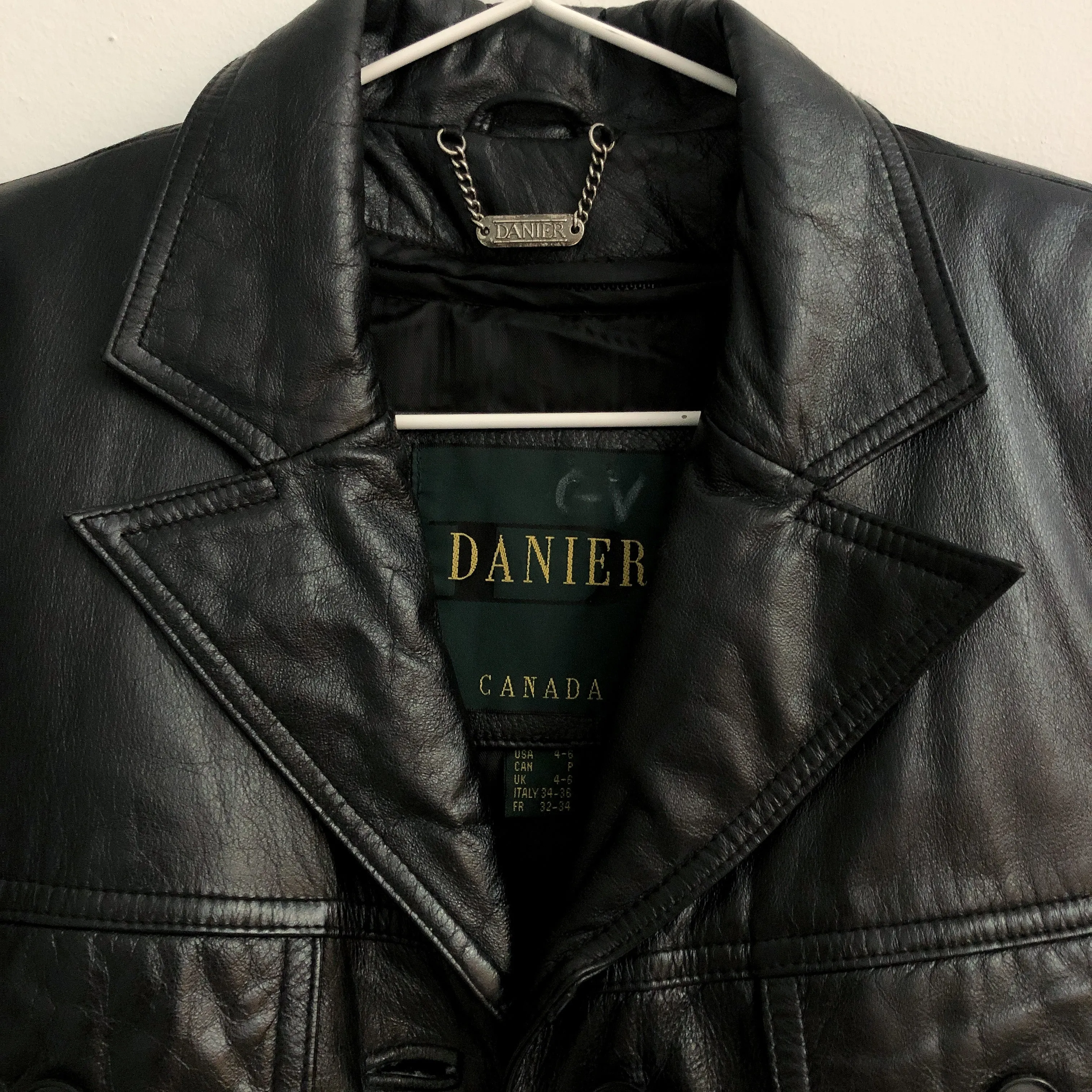 Danier Longline Leather Jacket