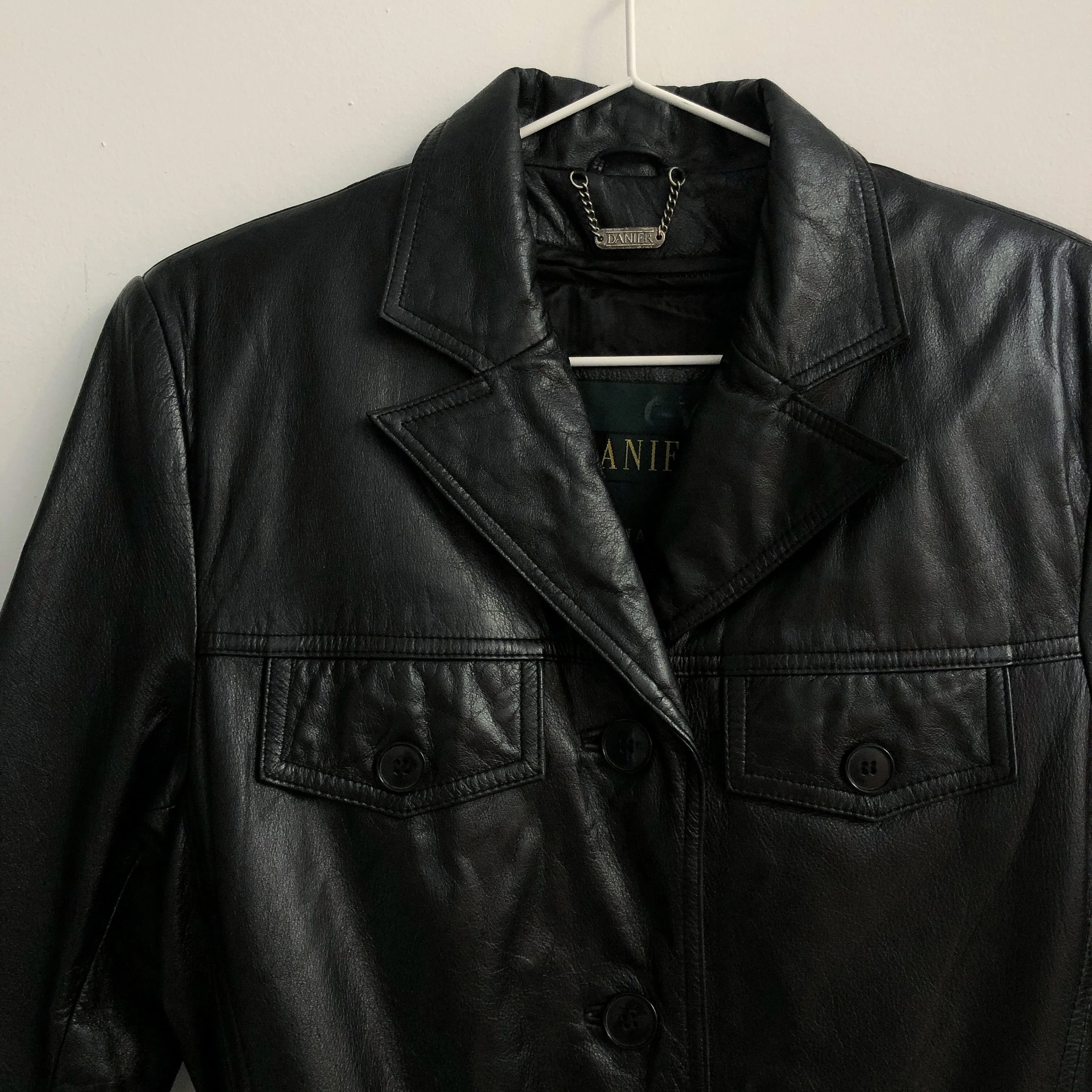 Danier Longline Leather Jacket