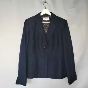 Dark Blue 1980's Le Suit Blazer