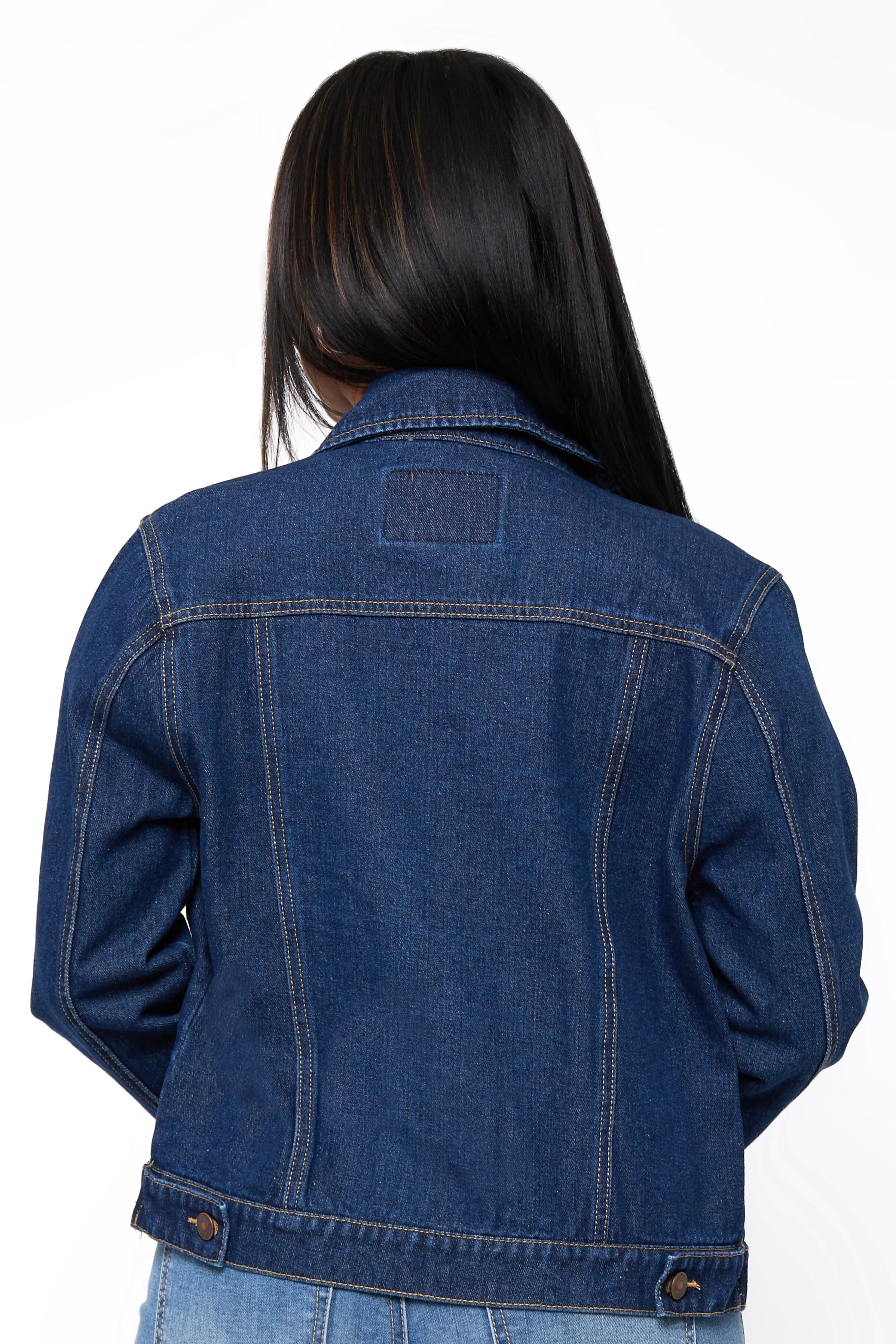 Denim Jacket with Patch Pockets