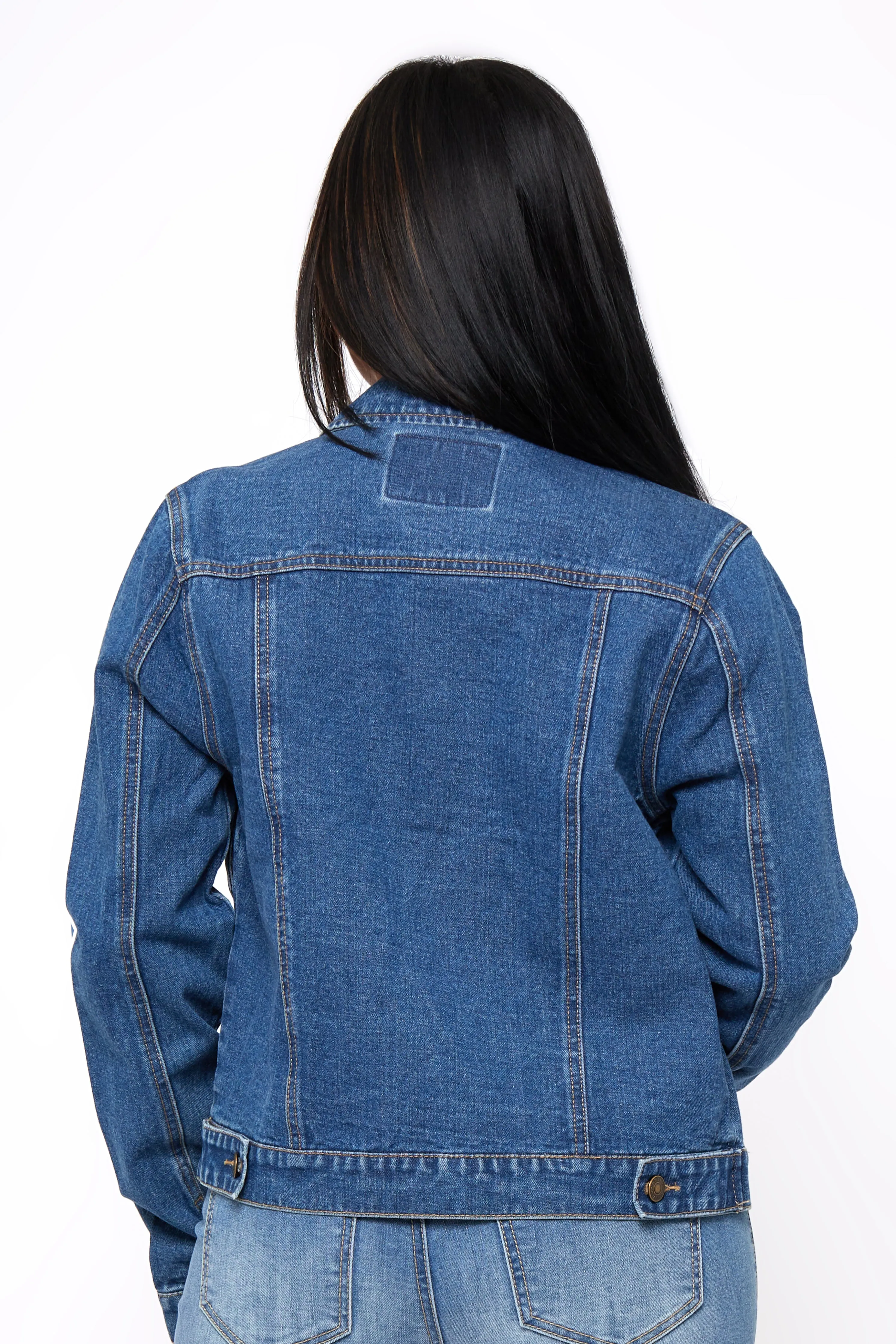 Denim Jacket with Patch Pockets