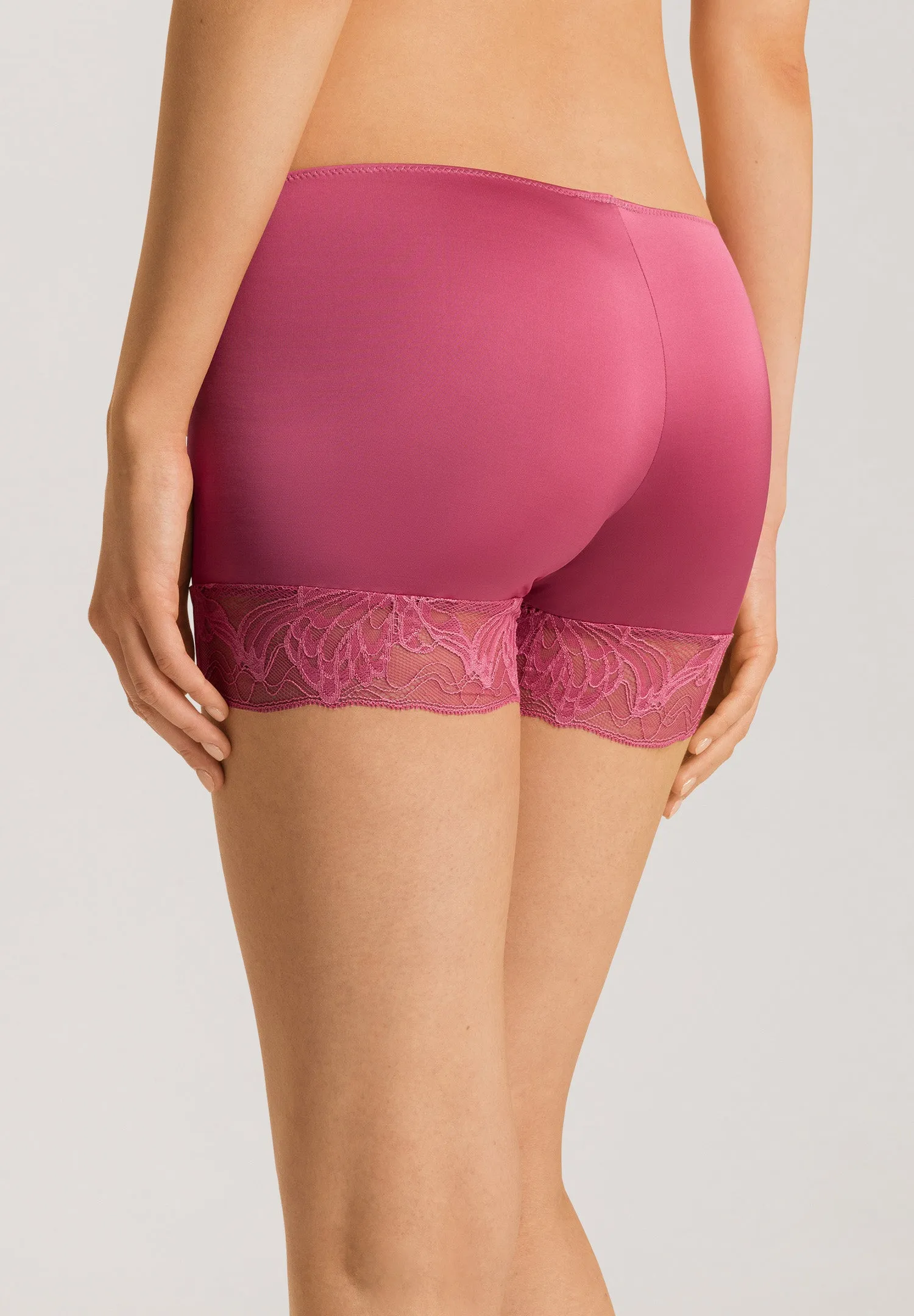 Eva Lace-Trim Boyleg | Rose Wine 70918-2414