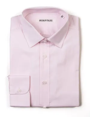 FINAL SALE: BKT20 Slim Dress Shirt in Pinpoint Oxford - Pale Pink