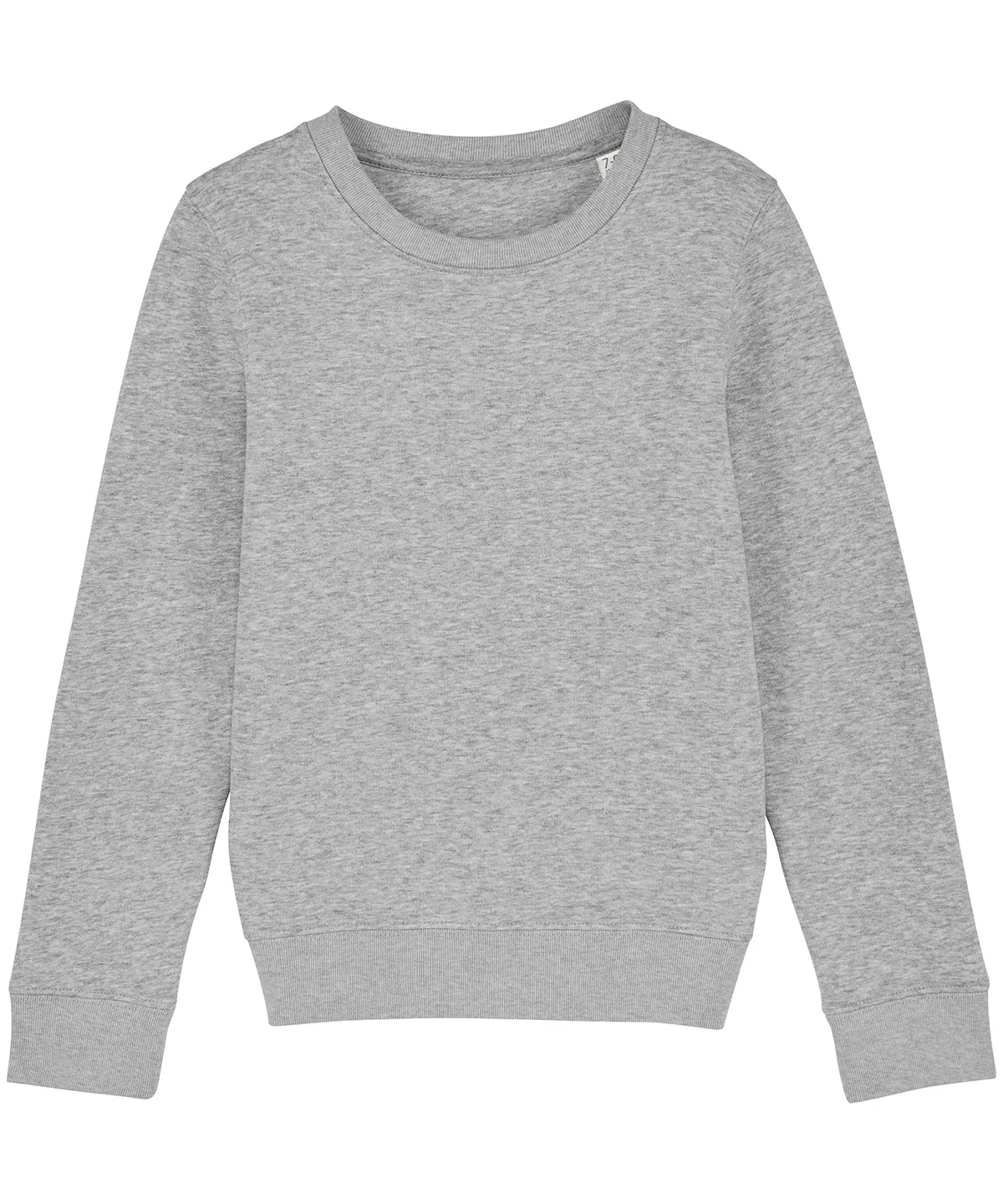 Heather Grey - Kids mini Changer iconic crew neck sweatshirt (STSK913)