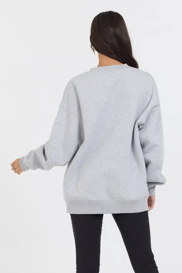 Heather Grey Proweave Crewneck Sweatshirt