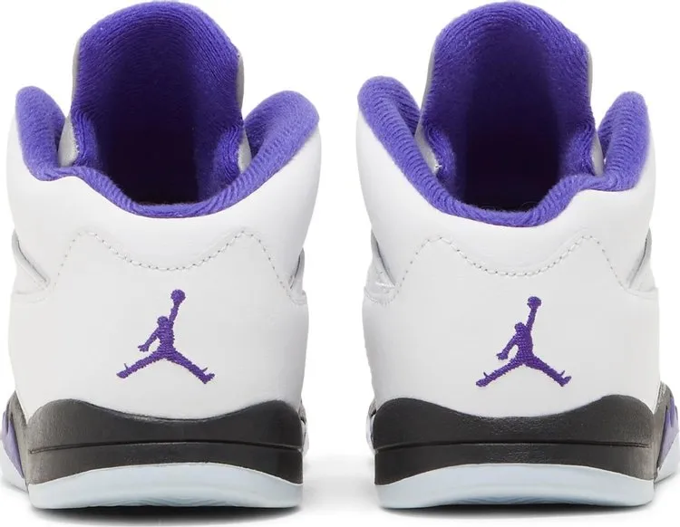 Jordan 5 Retro TD Concord sneakers, white