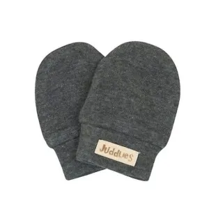 Juddlies Scratch Mitts Charcoal Grey Fleck