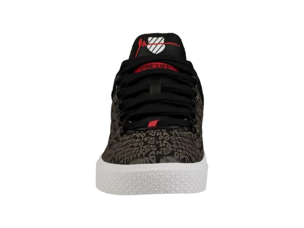 K-SWISS Gary Vee Low Tops Mid Sneakers Shoes Vaynerchuk Casual - Black/White/Red