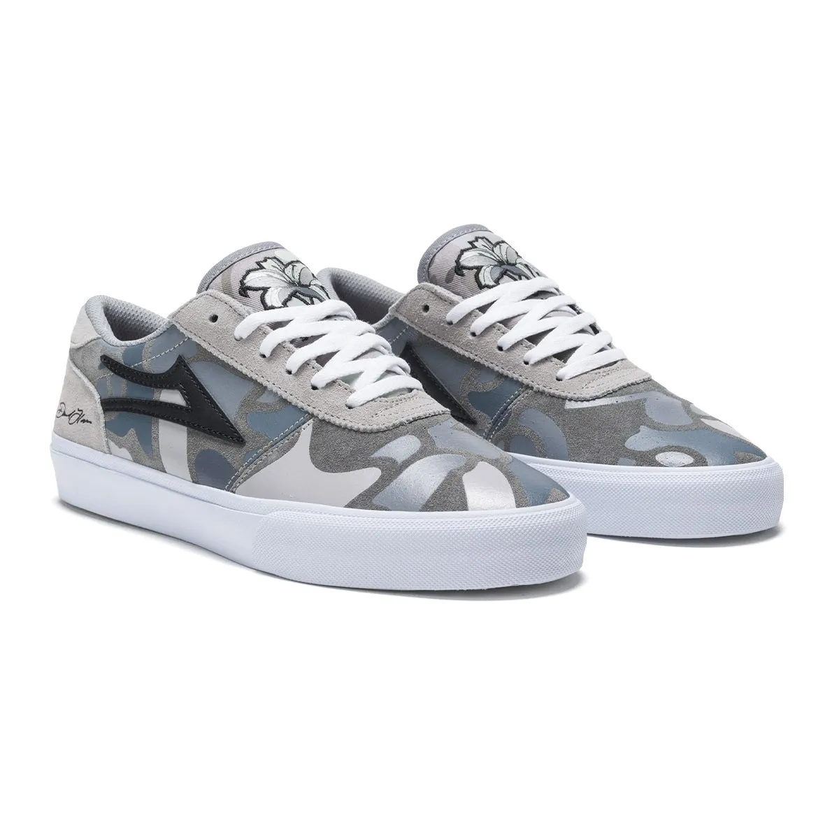 Lakai Shoes Manchester - Grey/Camo Suede