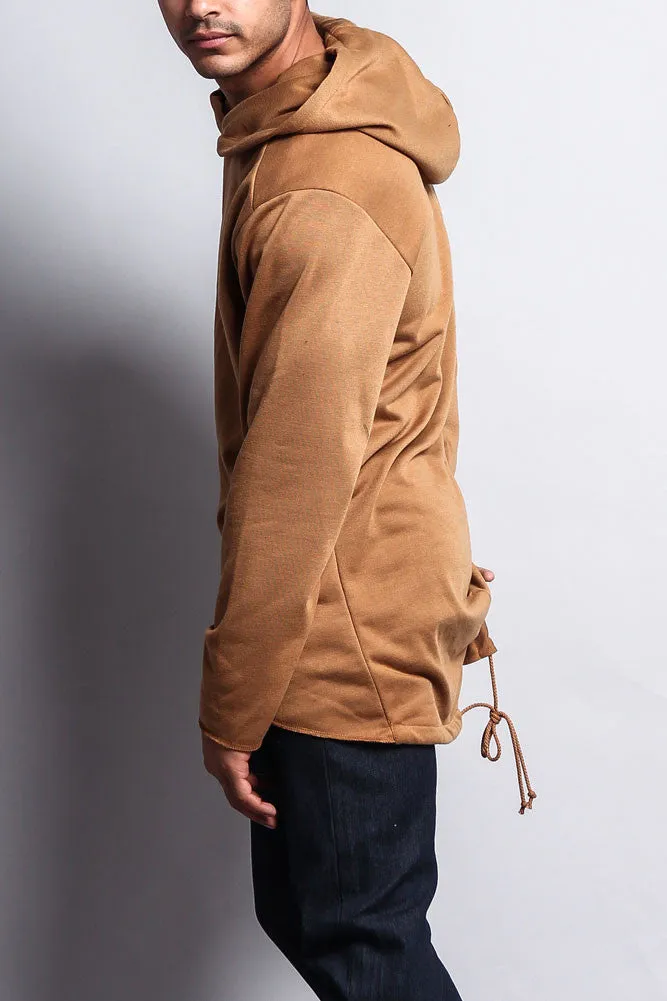 Long Length Fishtail Pullover Hoodie