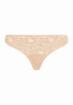 Luxury Moments Thong | Beige 71507-274