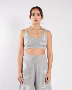 Nike Phoenix Cozy Bouclé Knit Bra LT Smoke Grey/Photon Dust