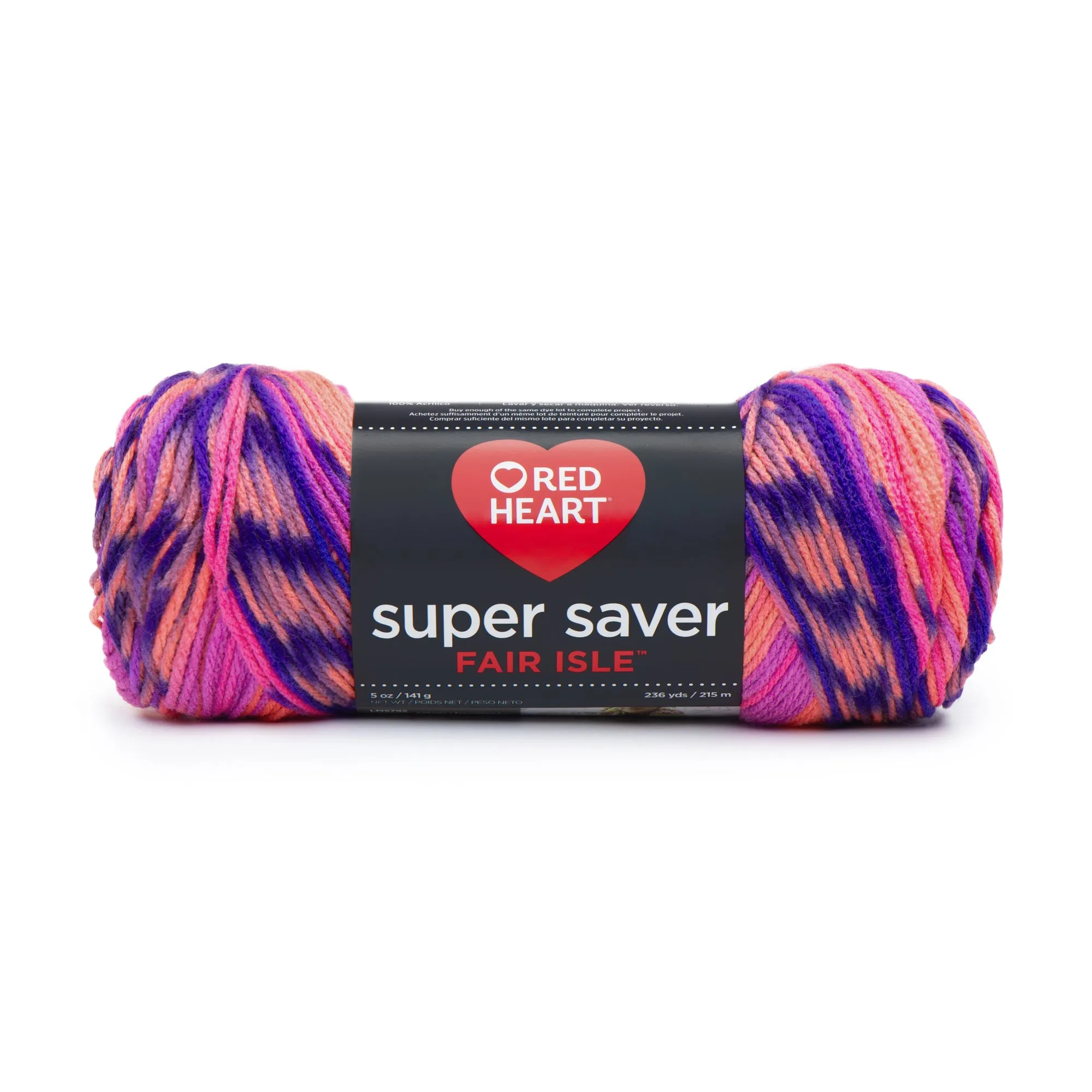 Red Heart Super Saver Fair Isle Yarn - Discontinued shades