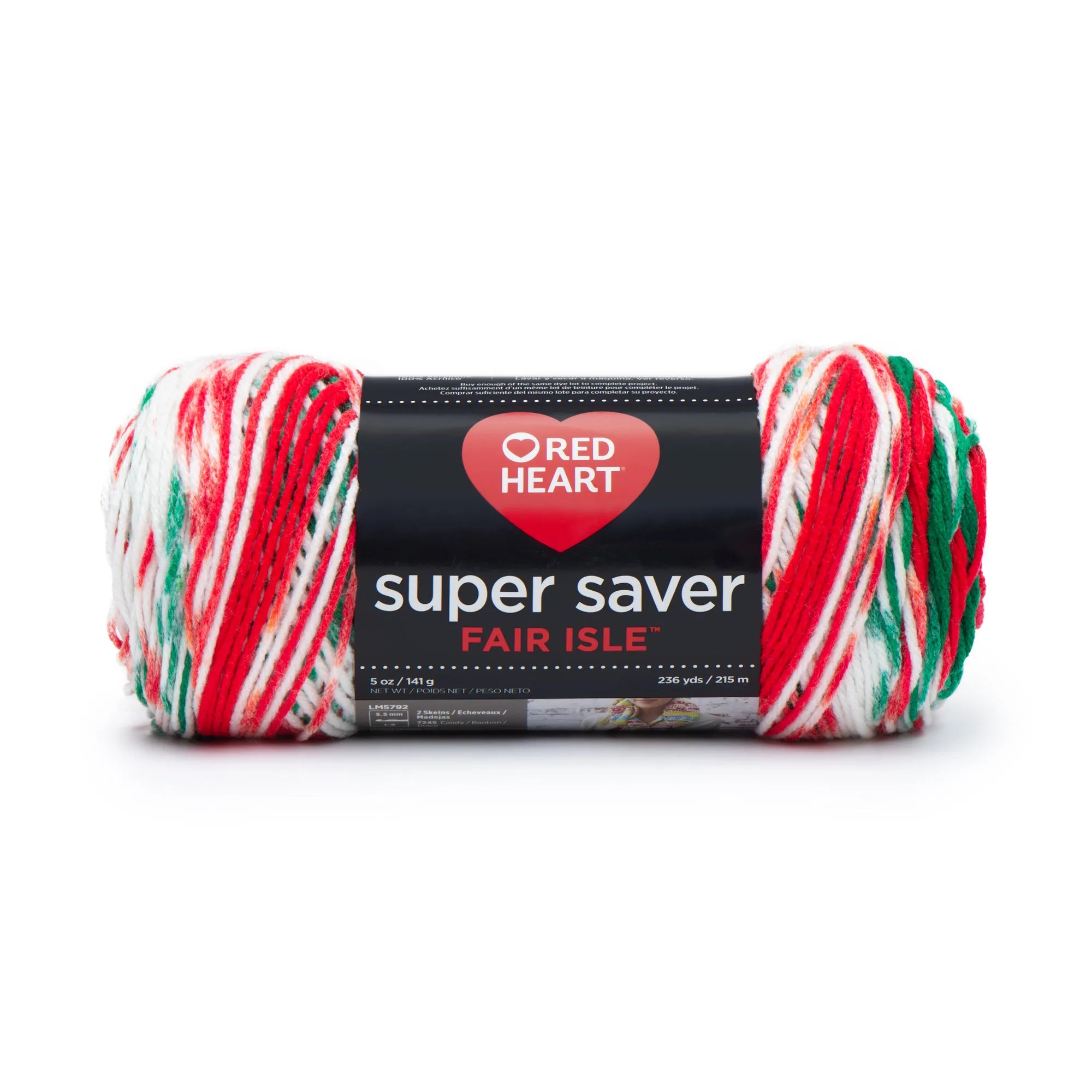 Red Heart Super Saver Fair Isle Yarn - Discontinued shades