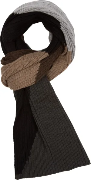 Sakkas Miller Unisex Long Ribbed Knit Aztec Winter Scarf