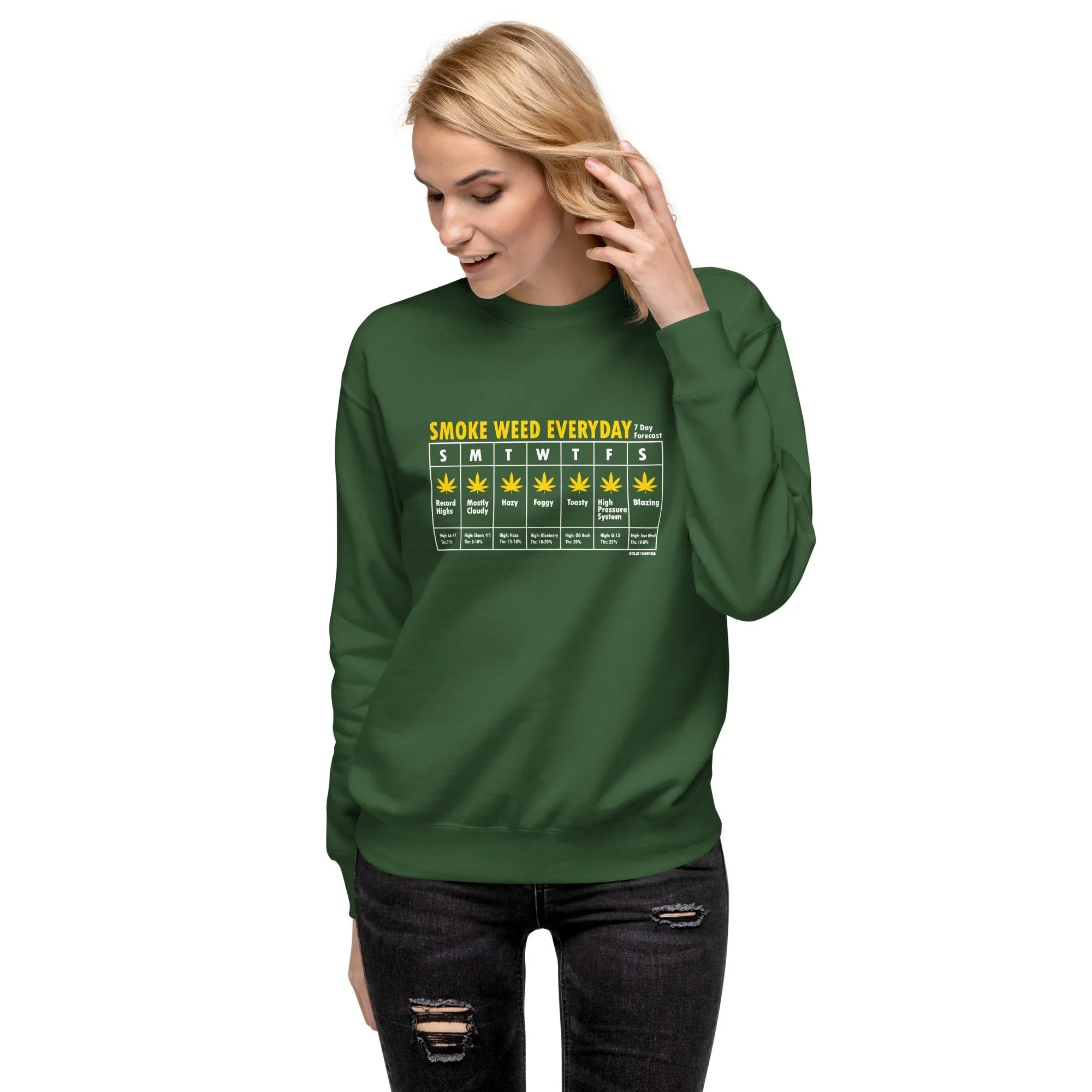 Smoke Weed Everyday Classic Fleece Sweatshirt