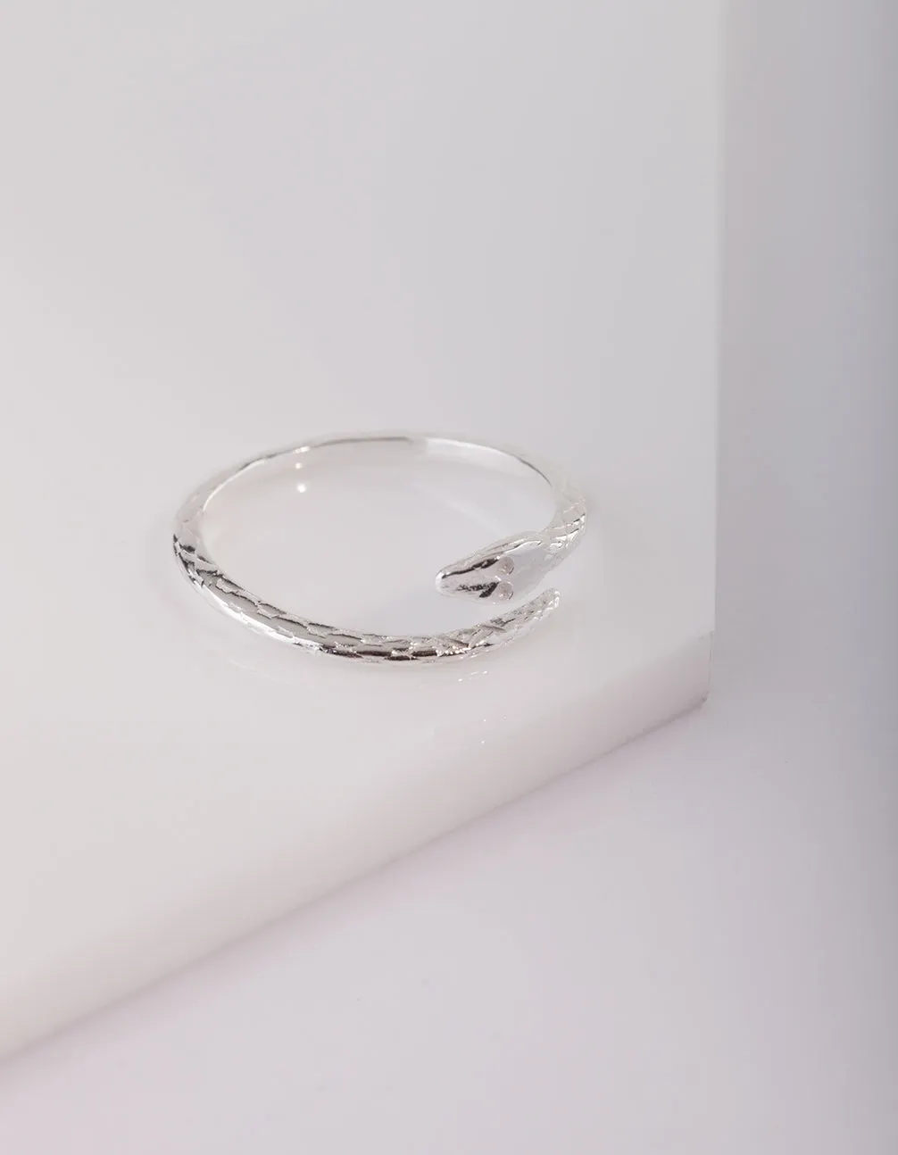 Sterling Silver Wrapped Snake Ring