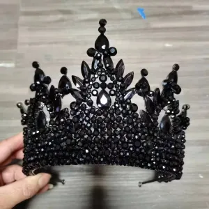 Trendy Crystal Luxury Pageant Crown Hair Accessories