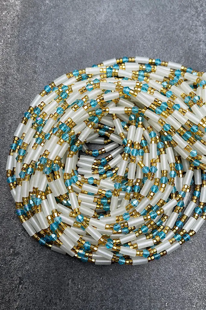 Turquoise Glow in the Dark Waist Beads