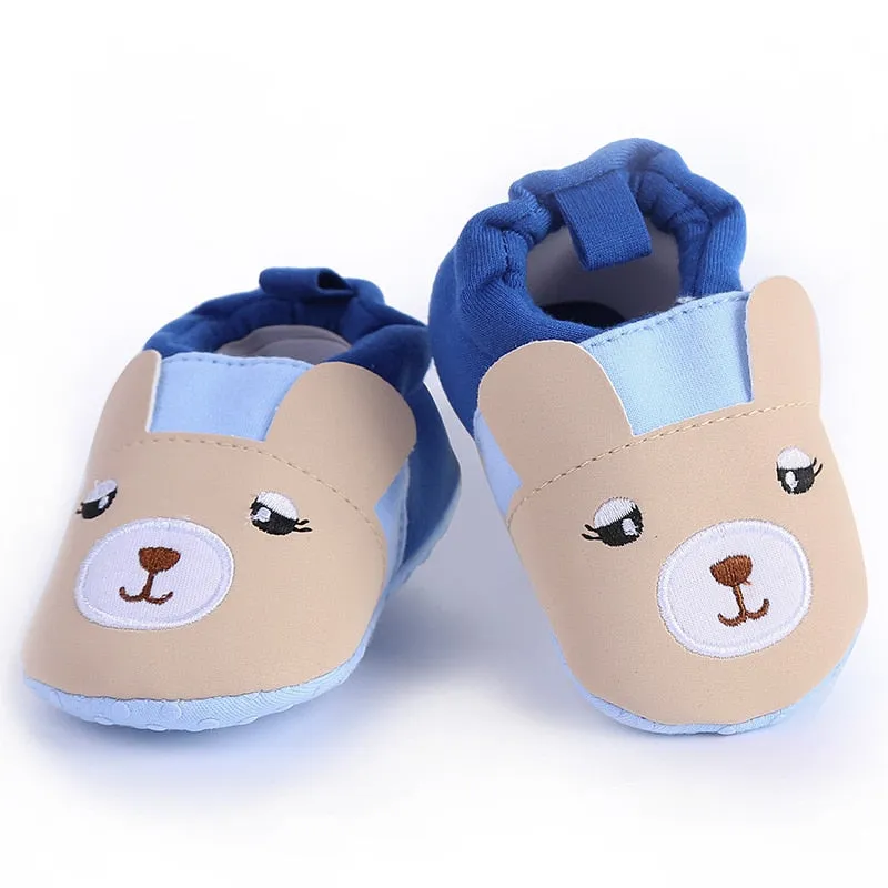 Unisex Cotton Anti-Slip Sole Soft Shoes For Toddlers