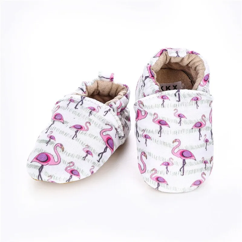 Unisex Cotton Anti-Slip Sole Soft Shoes For Toddlers