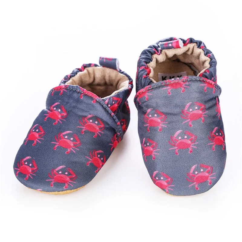 Unisex Cotton Anti-Slip Sole Soft Shoes For Toddlers