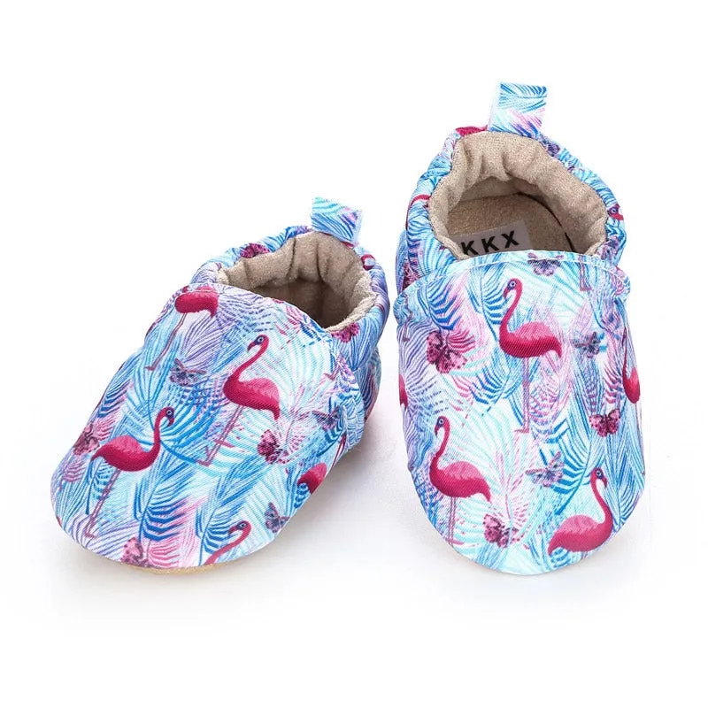 Unisex Cotton Anti-Slip Sole Soft Shoes For Toddlers