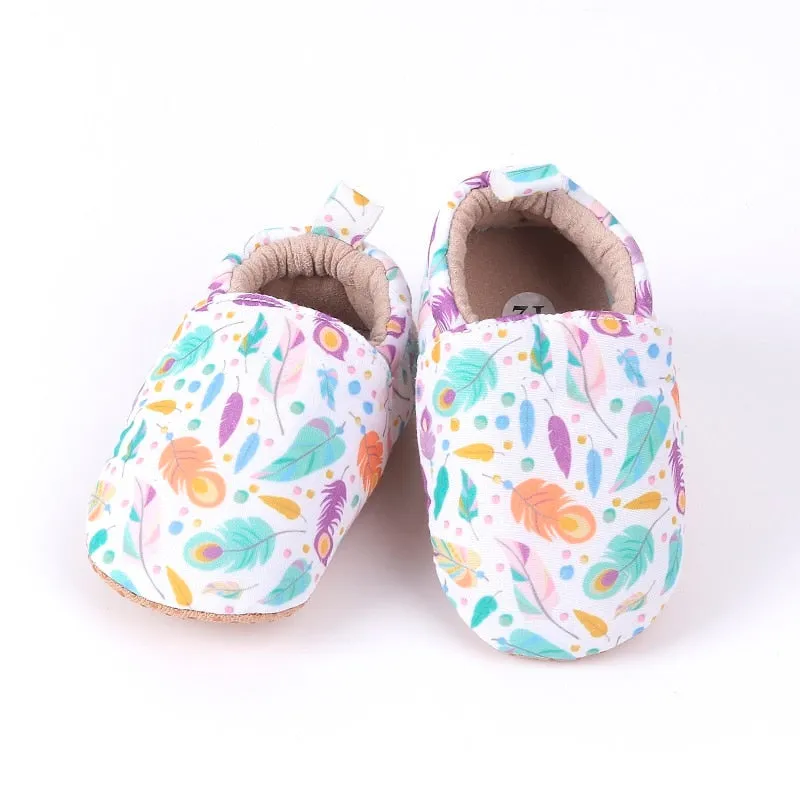 Unisex Cotton Anti-Slip Sole Soft Shoes For Toddlers