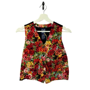 Vintage Gap Cord Floral Vest